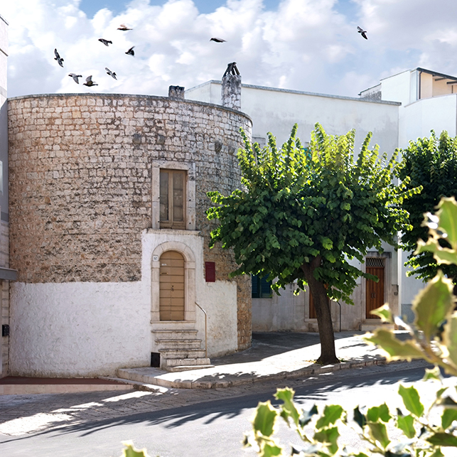 la torre nuova a castellana grotte in puglia italia